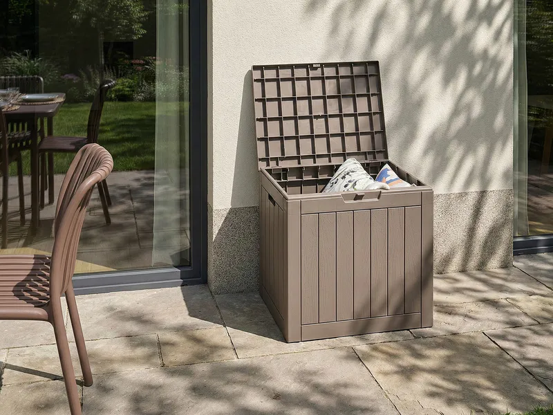 Säilytyslaatikko ulos Recife 43x56 cm - Beige - Puutarhakalusteet - Säilytyslaatikot & kalustesuojat - Säilytyslaatikot ulos