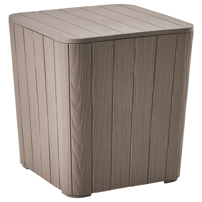 Säilytyslaatikko ulos Sarandi 40x40 cm - Beige - Puutarhakalusteet - Säilytyslaatikot & kalustesuojat - Säilytyslaatikot ulos