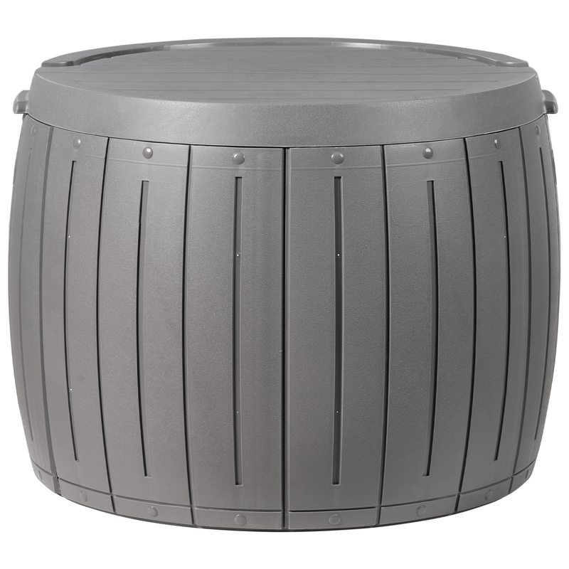 Säilytyslaatikko ulos Prinos 56x56 cm - Harmaa - Puutarhakalusteet - Säilytyslaatikot & kalustesuojat - Säilytyslaatikot ulos