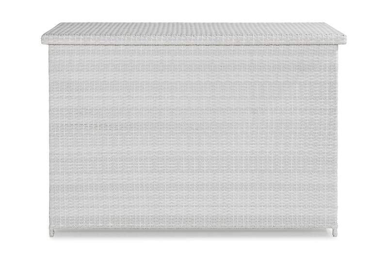 Gigant vedenpitävä XL-tyynysäilytyslaatikko ulkokäyttöön – Polyrottinkinen säilytyslaatikko (L150xS90xK101 cm) - Valkoinen - Puutarhakalusteet - Säilytyslaatikot & kalustesuojat - Säilytyslaatikot ulos