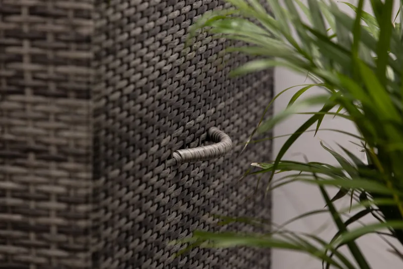 Gigant vedenpitävä XL-tyynysäilytyslaatikko ulkokäyttöön – Polyrottinkinen säilytyslaatikko (L150xS90xK101 cm) - Harmaa - Puutarhakalusteet - Säilytyslaatikot & kalustesuojat - Säilytyslaatikot ulos