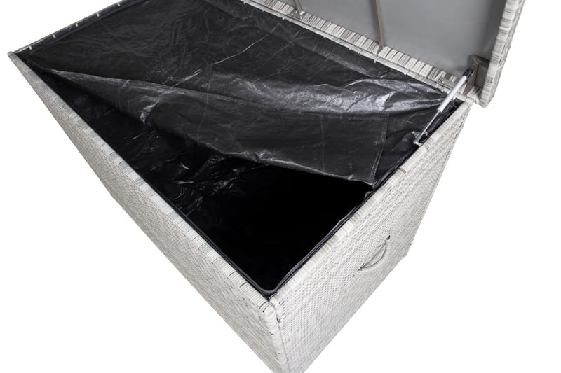 Pehmustelaatikko Amazon 150x90x100.5 - Harmaa - Puutarhakalusteet - Säilytyslaatikot & kalustesuojat - Säilytyslaatikot ulos