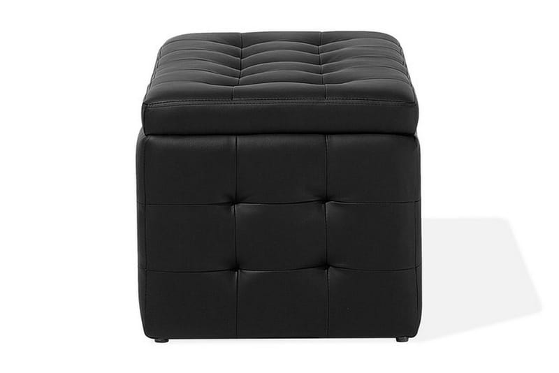 Pehmustelaatikko Michigan 42x72x40 cm - Musta - Huonekalut - Tuoli & nojatuoli - Jakkara & jalkarahi - Rahi - Chesterfield-rahi