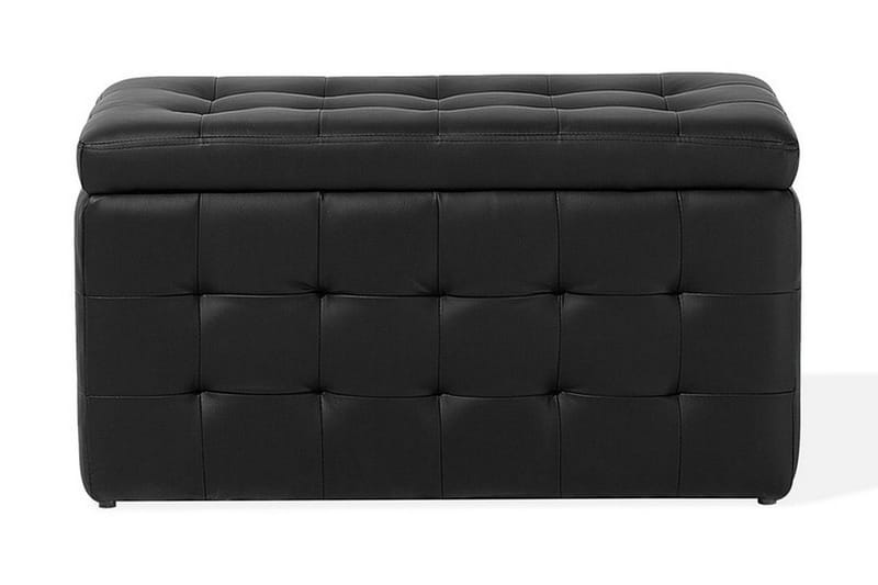 Pehmustelaatikko Michigan 42x72x40 cm, Musta