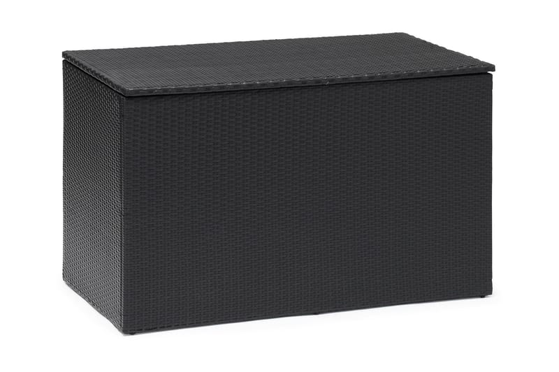 Pehmustelaatikko XL Hillerstorp Boston 136x78 cm, Polyrottinki/Harmaa/Musta