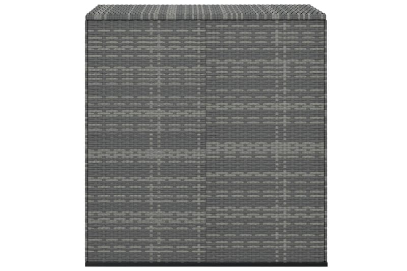 Puutarhan säilytyslaatikko PE-rottinki 100x49x103,5 cm harma - Harmaa - Puutarhakalusteet - Säilytyslaatikot & kalustesuojat - Säilytyslaatikot ulos