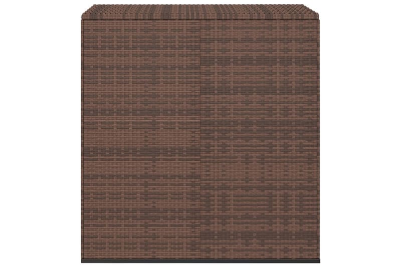 Puutarhan säilytyslaatikko PE-rottinki 100x49x103,5 cm ruske - Ruskea - Puutarhakalusteet - Säilytyslaatikot & kalustesuojat - Säilytyslaatikot ulos