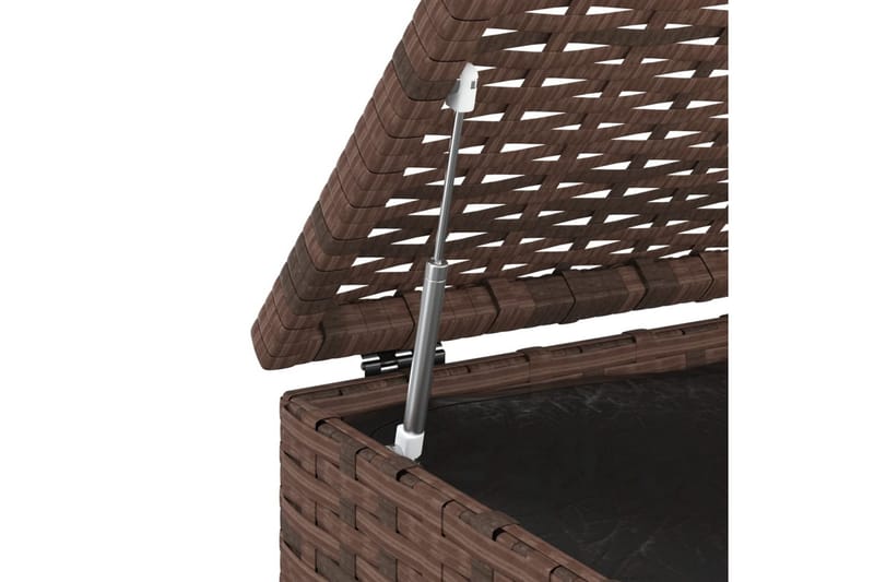 Puutarhan säilytyslaatikko PE-rottinki 100x49x103,5 cm ruske - Ruskea - Puutarhakalusteet - Säilytyslaatikot & kalustesuojat - Säilytyslaatikot ulos