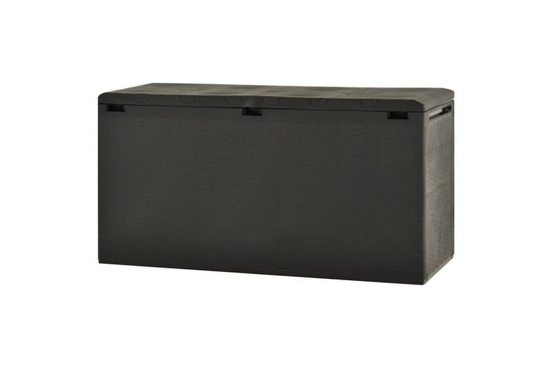 Puutarhan varastoarkku antrasiitti 114x47x60 cm - Puutarhakalusteet - Säilytyslaatikot & kalustesuojat - Säilytyslaatikot ulos