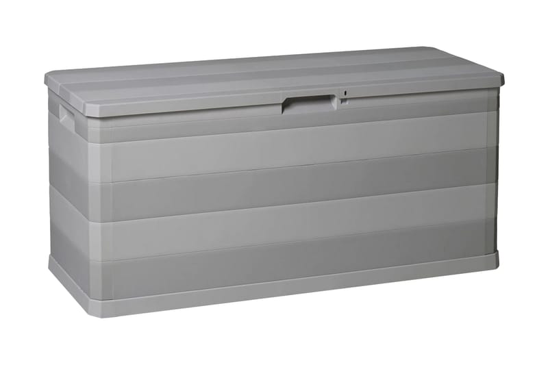 Puutarhan Varastoarkku harmaa 117x45x56 cm - Harmaa - Puutarhakalusteet - Säilytyslaatikot & kalustesuojat - Säilytyslaatikot ulos
