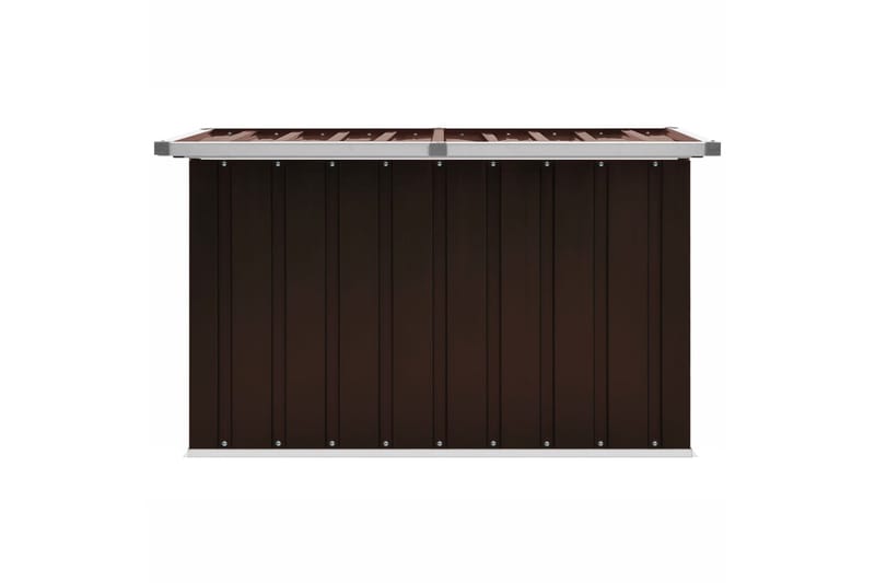Puutarhan varastoarkku ruskea 109x67x65 cm - Puutarhakalusteet - Säilytyslaatikot & kalustesuojat - Säilytyslaatikot ulos