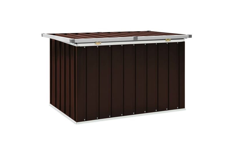 Puutarhan varastoarkku ruskea 109x67x65 cm - Puutarhakalusteet - Säilytyslaatikot & kalustesuojat - Säilytyslaatikot ulos