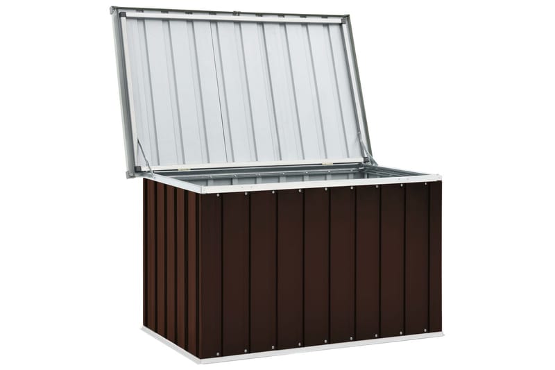 Puutarhan varastoarkku ruskea 109x67x65 cm - Puutarhakalusteet - Säilytyslaatikot & kalustesuojat - Säilytyslaatikot ulos