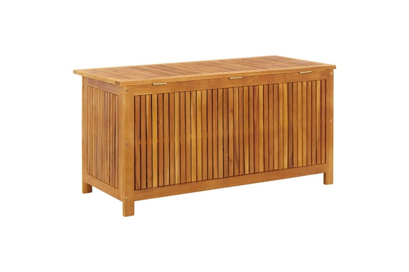 Puutarhan varastolaatikko 113x50x58 cm täysi akasiapuu - Ruskea - Puutarhakalusteet - Säilytyslaatikot & kalustesuojat - Säilytyslaatikot ulos