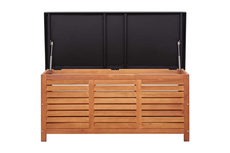 Puutarhan varastolaatikko 117x50x55 cm täysi eukalyptuspuu - Puutarhakalusteet - Säilytyslaatikot & kalustesuojat - Säilytyslaatikot ulos