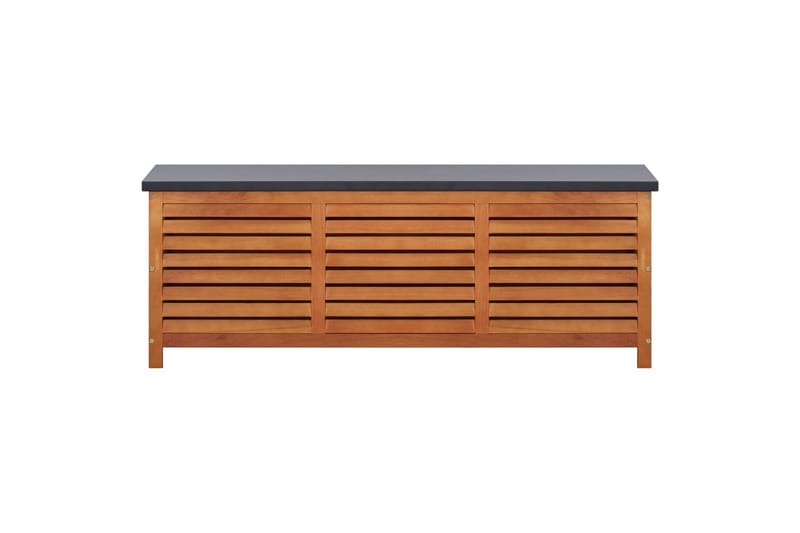 Puutarhan varastolaatikko 150x50x55 cm täysi eukalyptuspuu - Puutarhakalusteet - Säilytyslaatikot & kalustesuojat - Säilytyslaatikot ulos