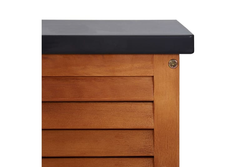 Puutarhan varastolaatikko 150x50x55 cm täysi eukalyptuspuu - Puutarhakalusteet - Säilytyslaatikot & kalustesuojat - Säilytyslaatikot ulos