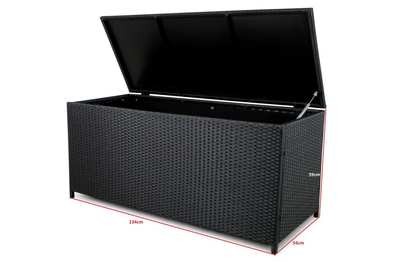 Tyynylaatikko 420 L - Antrasiitti - Puutarhakalusteet - Säilytyslaatikot & kalustesuojat - Säilytyslaatikot ulos