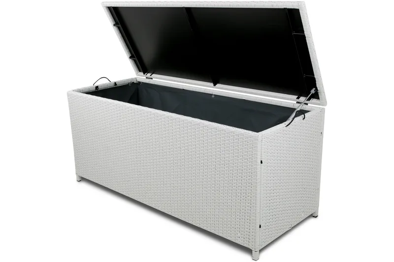Tyynylaatikko 420 L - Valkoinen - Puutarhakalusteet - Säilytyslaatikot & kalustesuojat - Säilytyslaatikot ulos
