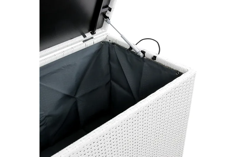 Tyynylaatikko 420 L - Valkoinen - Puutarhakalusteet - Säilytyslaatikot & kalustesuojat - Säilytyslaatikot ulos