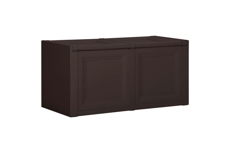 Tyynylaatikko ruskea 86x40x42 cm 85 l - Ruskea - Puutarhakalusteet - Säilytyslaatikot & kalustesuojat - Säilytyslaatikot ulos