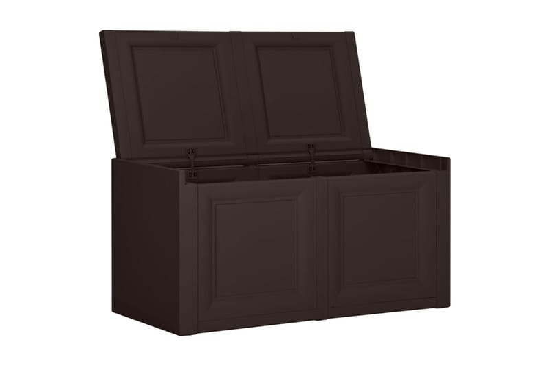Tyynylaatikko ruskea 86x40x42 cm 85 l - Ruskea - Puutarhakalusteet - Säilytyslaatikot & kalustesuojat - Säilytyslaatikot ulos