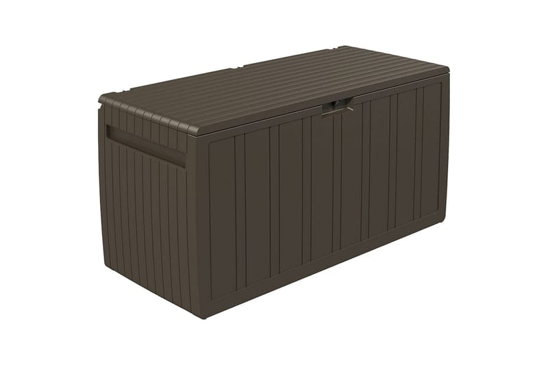 Tyynylaatikko ruskea 117x45,5x57,5 cm 270 l - Ruskea - Puutarhakalusteet - Säilytyslaatikot & kalustesuojat - Säilytyslaatikot ulos