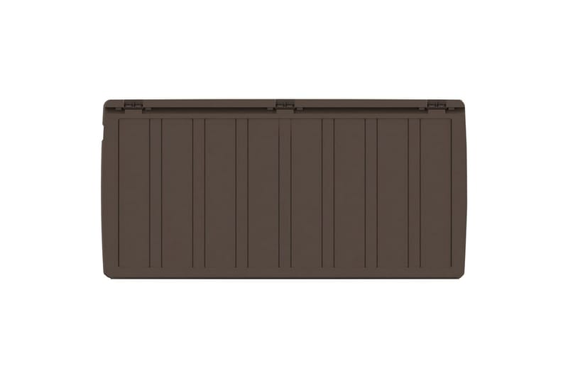 Tyynylaatikko ruskea 117x45,5x57,5 cm 270 l - Ruskea - Puutarhakalusteet - Säilytyslaatikot & kalustesuojat - Säilytyslaatikot ulos