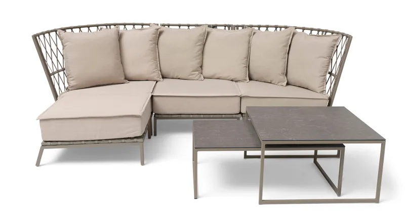 Hillerstorp Jet Set divaani - Beige - Puutarhakalusteet - Tarvikkeet ulos - Tee se itse-moduulit