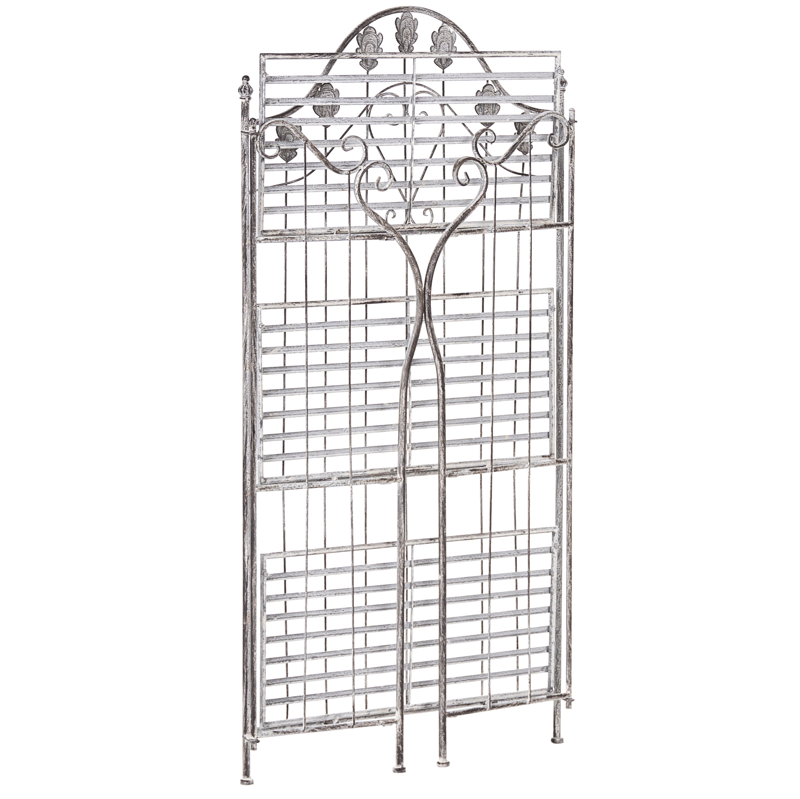 Hylly ulos Visano 59 cm - Harmaa - Puutarhakalusteet - Tarvikkeet ulos - Muut puutarhatarvikkeet - Hylly ulkokäyttöön