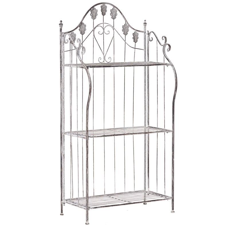 Hylly ulos Visano 59 cm, Harmaa