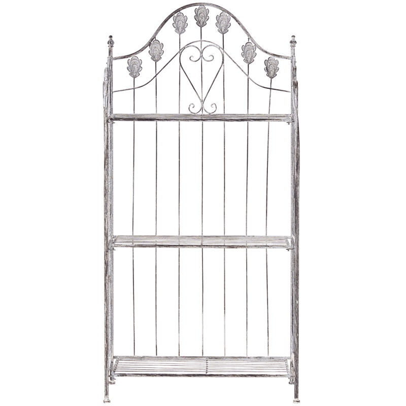 Hylly ulos Visano 59 cm - Harmaa - Puutarhakalusteet - Tarvikkeet ulos - Muut puutarhatarvikkeet - Hylly ulkokäyttöön