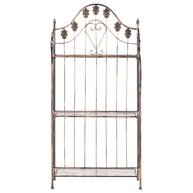 Hylly ulos Visano 59 cm - Musta - Puutarhakalusteet - Tarvikkeet ulos - Muut puutarhatarvikkeet - Hylly ulkokäyttöön