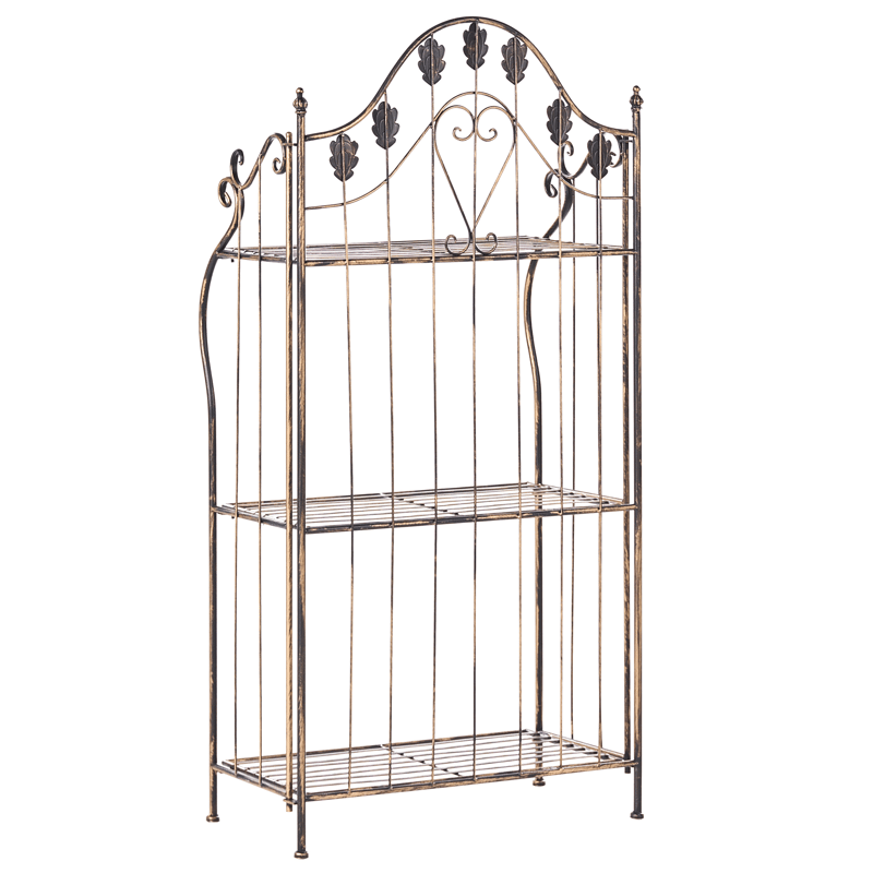 Hylly ulos Visano 59 cm - Musta - Puutarhakalusteet - Tarvikkeet ulos - Muut puutarhatarvikkeet - Hylly ulkokäyttöön