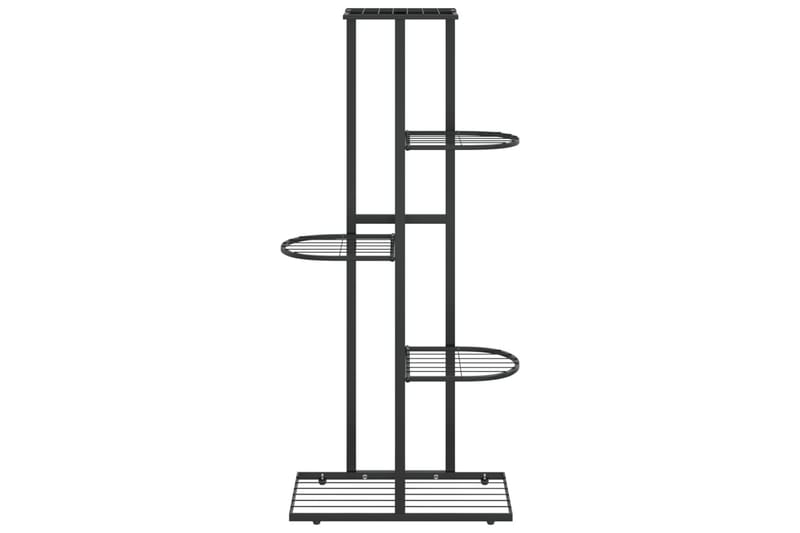 5-kerroksinen kukkateline 43x22x98 cm musta metalli - Musta - Puutarhakalusteet - Tarvikkeet ulos - Muut puutarhatarvikkeet - Hylly ulkokäyttöön