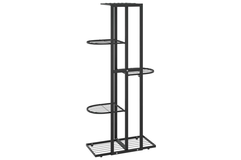 5-kerroksinen kukkateline 43x22x98 cm musta metalli - Musta - Puutarhakalusteet - Tarvikkeet ulos - Muut puutarhatarvikkeet - Hylly ulkokäyttöön