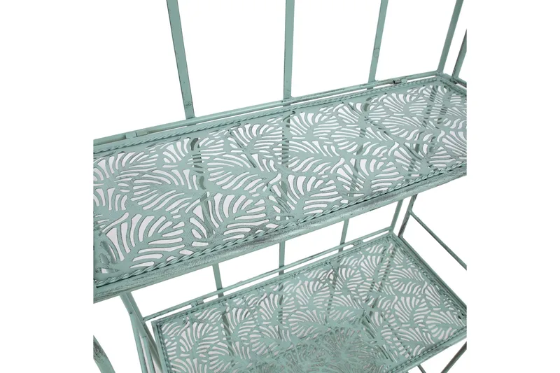 Hylly Mint 62x32x156 cm Antiikinvihreä - Puutarhakalusteet - Tarvikkeet ulos - Muut puutarhatarvikkeet - Hylly ulkokäyttöön