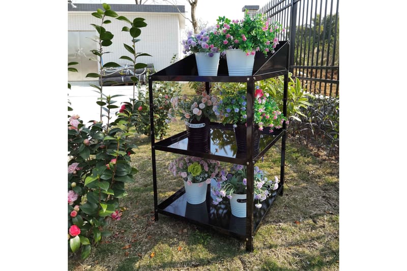 Kasvihuonehylly 56x56x92 cm, undefined