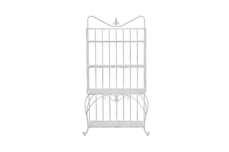 Kasvihylly 4 hyllyä Metalli Vaaleabeige PAVONA - Beige - Puutarhakalusteet - Tarvikkeet ulos - Muut puutarhatarvikkeet - Hylly ulkokäyttöön