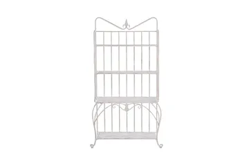 Kasvihylly 4 hyllyä Metalli Vaaleabeige PAVONA - Beige - Puutarhakalusteet - Tarvikkeet ulos - Muut puutarhatarvikkeet - Hylly ulkokäyttöön