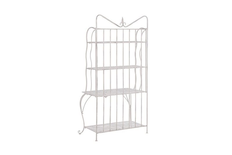 Kasvihylly 4 hyllyä Metalli Vaaleabeige PAVONA - Beige - Puutarhakalusteet - Tarvikkeet ulos - Muut puutarhatarvikkeet - Hylly ulkokäyttöön