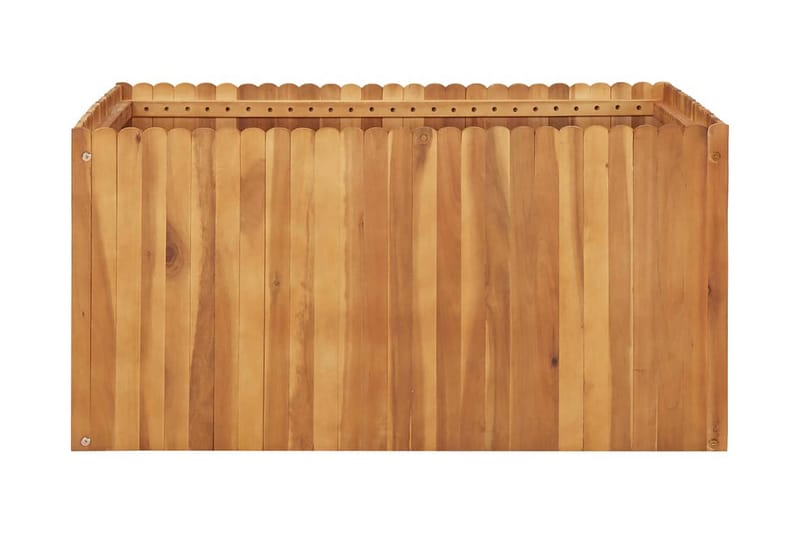 Korotettu kukkalaatikko 100x100x50 cm täysi akaasiapuu - Ruskea - Puutarhakalusteet - Tarvikkeet ulos - Muut puutarhatarvikkeet - Ruukut ulkokäyttöön