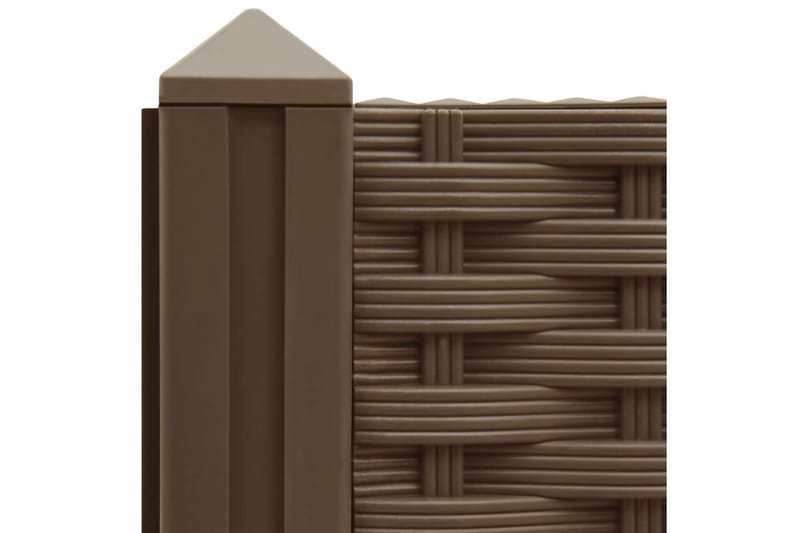 Korotettu kukkalaatikko 120x40x71 cm polypropeeni - Ruskea - Puutarhakalusteet - Tarvikkeet ulos - Muut puutarhatarvikkeet - Ruukut ulkokäyttöön