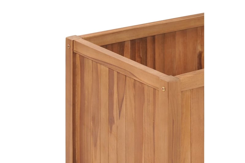 Korotettu kukkalaatikko 150x50x70 cm täysi tiikki - Ruskea - Puutarhakalusteet - Tarvikkeet ulos - Muut puutarhatarvikkeet - Ruukut ulkokäyttöön