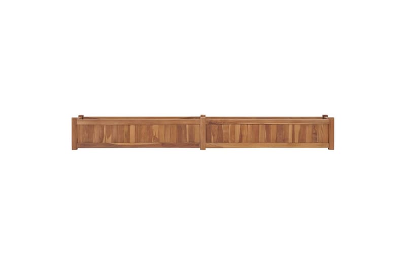 Korotettu kukkalaatikko 200x30x25 cm täysi tiikki - Puutarhakalusteet - Tarvikkeet ulos - Muut puutarhatarvikkeet - Ruukut ulkokäyttöön