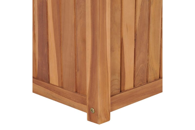 Korotettu kukkalaatikko 40x40x40 cm täysi tiikki - Puutarhakalusteet - Tarvikkeet ulos - Muut puutarhatarvikkeet - Ruukut ulkokäyttöön