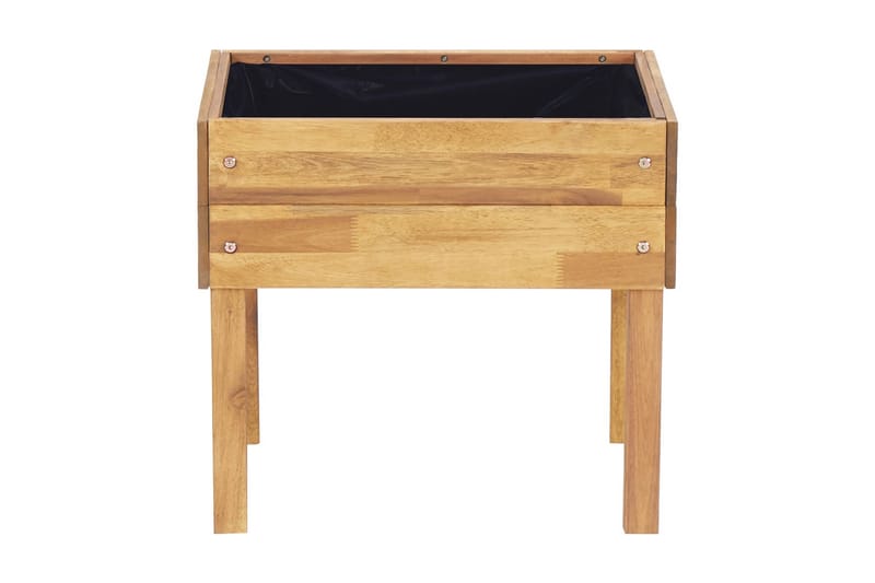 Korotettu kukkalaatikko 50x40x45 cm täysi akaasiapuu - Ruskea - Puutarhakalusteet - Tarvikkeet ulos - Muut puutarhatarvikkeet - Ruukut ulkokäyttöön