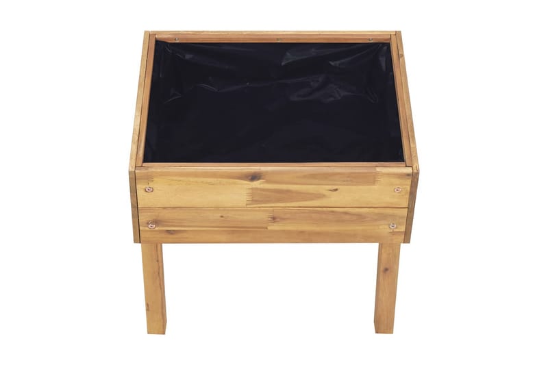 Korotettu kukkalaatikko 50x40x45 cm täysi akaasiapuu - Ruskea - Puutarhakalusteet - Tarvikkeet ulos - Muut puutarhatarvikkeet - Ruukut ulkokäyttöön