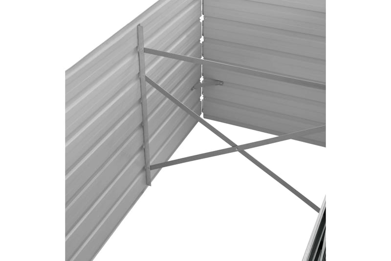 Korotettu kukkalaatikko antrasiitti 320x80x77 cm galv. teräs - Antrasiitti - Puutarhakalusteet - Tarvikkeet ulos - Muut puutarhatarvikkeet - Ruukut ulkokäyttöön
