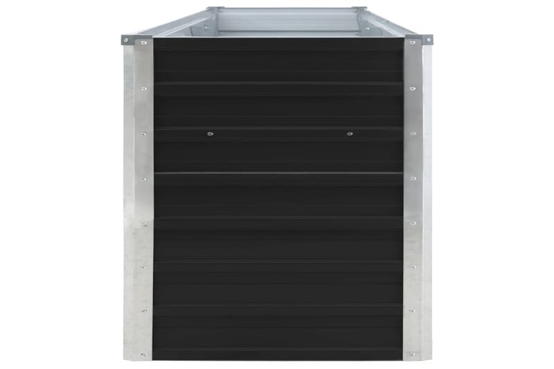 Korotettu kukkalaatikko galv. teräs 320x40x45 cm antrasiitti - Antrasiitti - Puutarhakalusteet - Tarvikkeet ulos - Muut puutarhatarvikkeet - Ruukut ulkokäyttöön